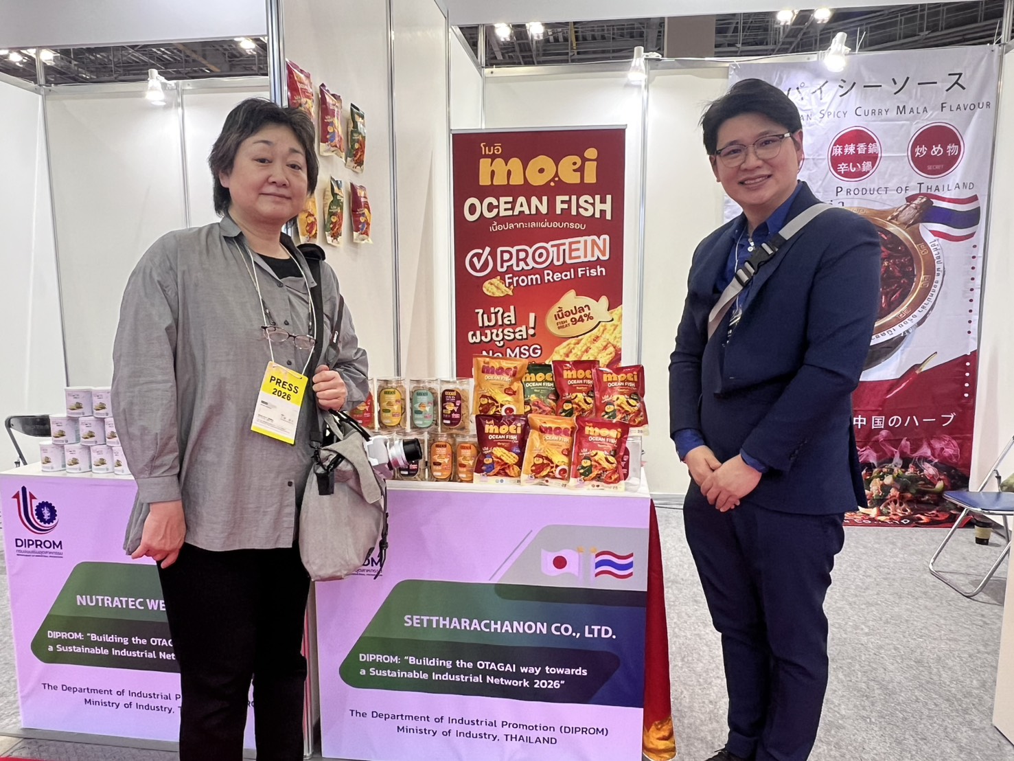 MOEI Booth at FOODEX