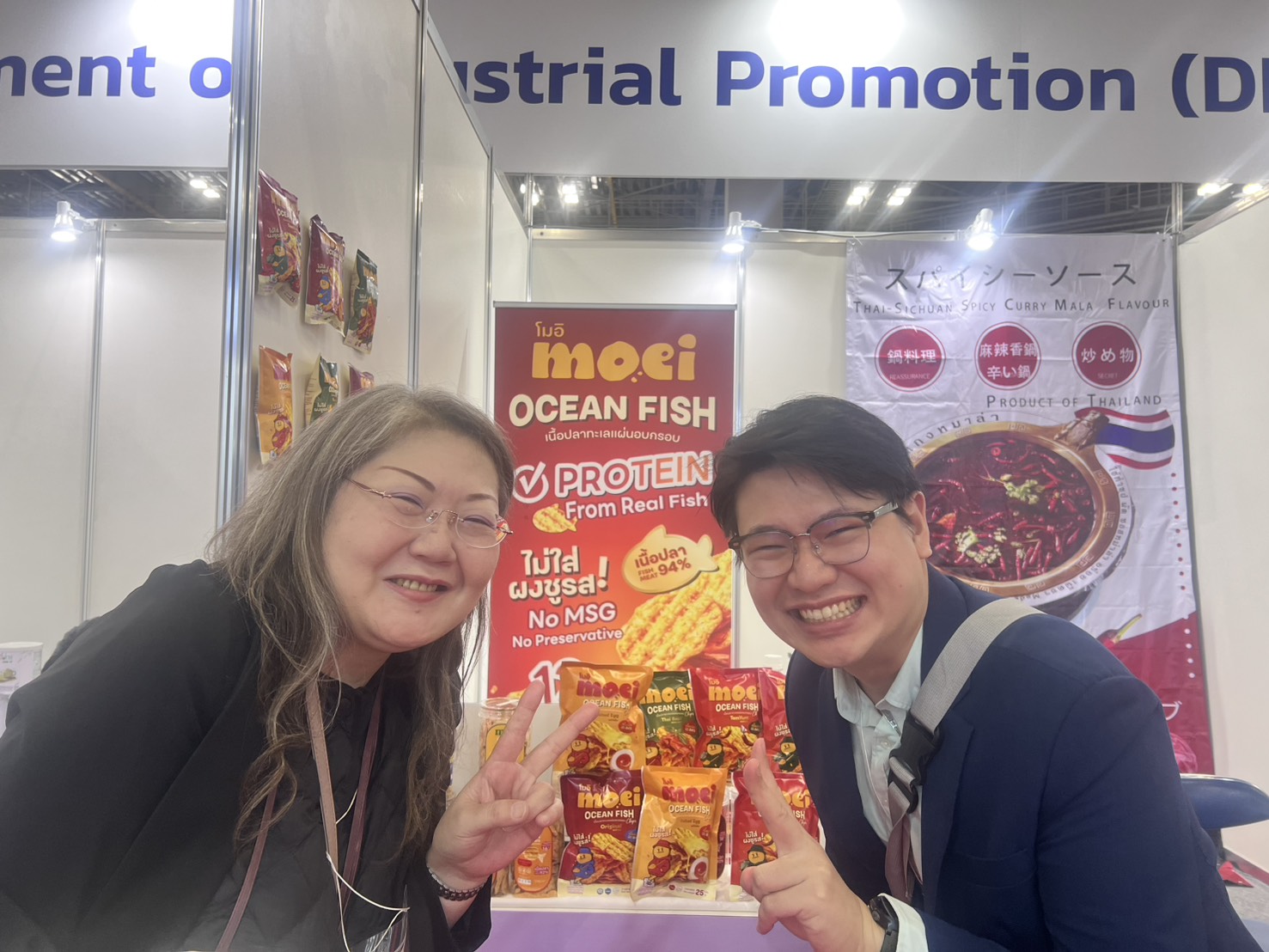 MOEI Team at FOODEX