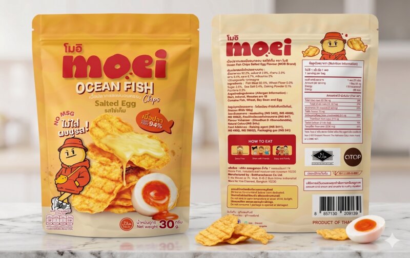 Ocean Fish Chips Salted Egg